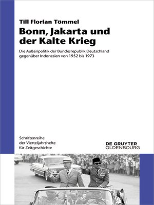 cover image of Bonn, Jakarta und der Kalte Krieg